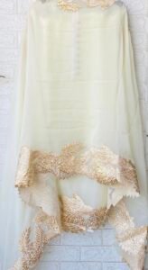 offwhite organza suit set - Image 2