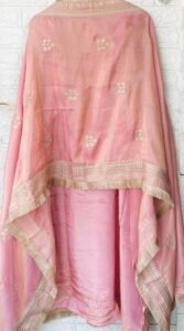Moujza Pink silk suit set - Image 2