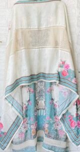 Riwayaat White and blue Pakistani suit set - Image 3
