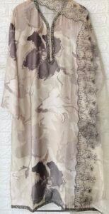 Muslin digital print suit - Image 3