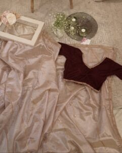 Tissue Silk Saree (Taara) - Image 3