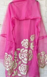 organza suit