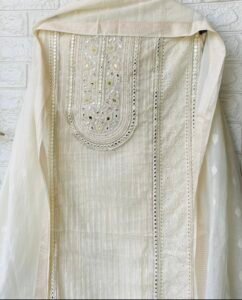 Pure cotton silk suit set