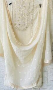 Pure cotton silk suit set - Image 3