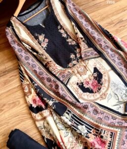 Muslin pakistani suit set