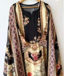 Muslin pakistani suit set - Image 3