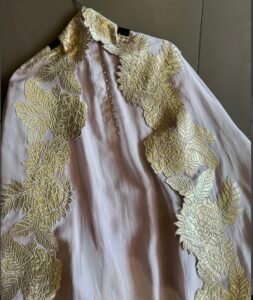 Pink organza suit set - Image 6