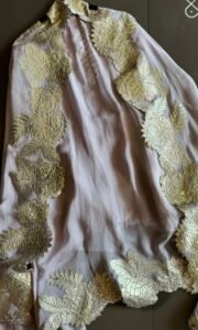 Pink organza suit set - Image 5