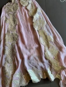 Pink organza suit set - Image 2