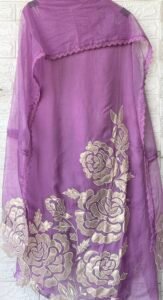 Plum pakistani suit set