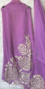 Organza floral suit set - Image 3