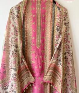 Organza pakistani suit set - Image 2