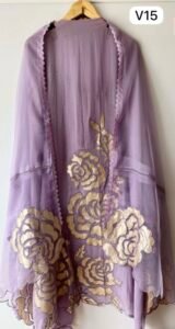 Lilac organza suit set - Image 2