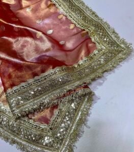 Pure tissue silk saree - Image 7