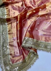 Pure tissue silk saree - Image 4