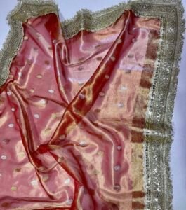 Pure tissue silk saree - Image 2