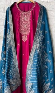Banarasi silk suit - Image 2