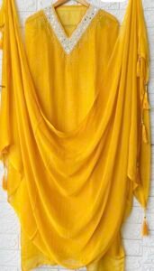 Organza yellow suit set - Image 3