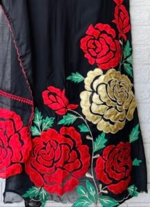 Organza floral suit set - Image 3