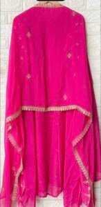Pure organza heavy work suit set - Image 3