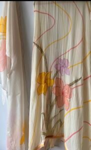 Pure organza silk suit set - Image 4