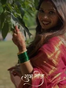 Rust orange Soft tissue silk saree - Image 8