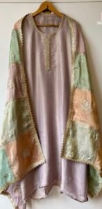 Pure tissue silk suit - Image 2