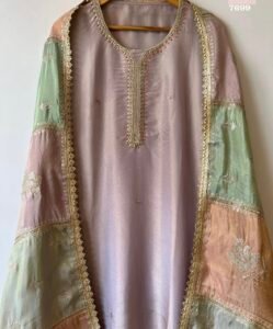 Pure tissue silk suit
