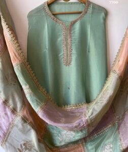 Pure tissue handwork suit set - Image 3