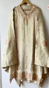 Beige pure tissue suit - Image 6