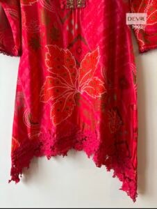 Lace work Pakistani suit set - Image 2