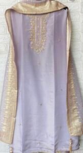Lilac silk suit - Image 2