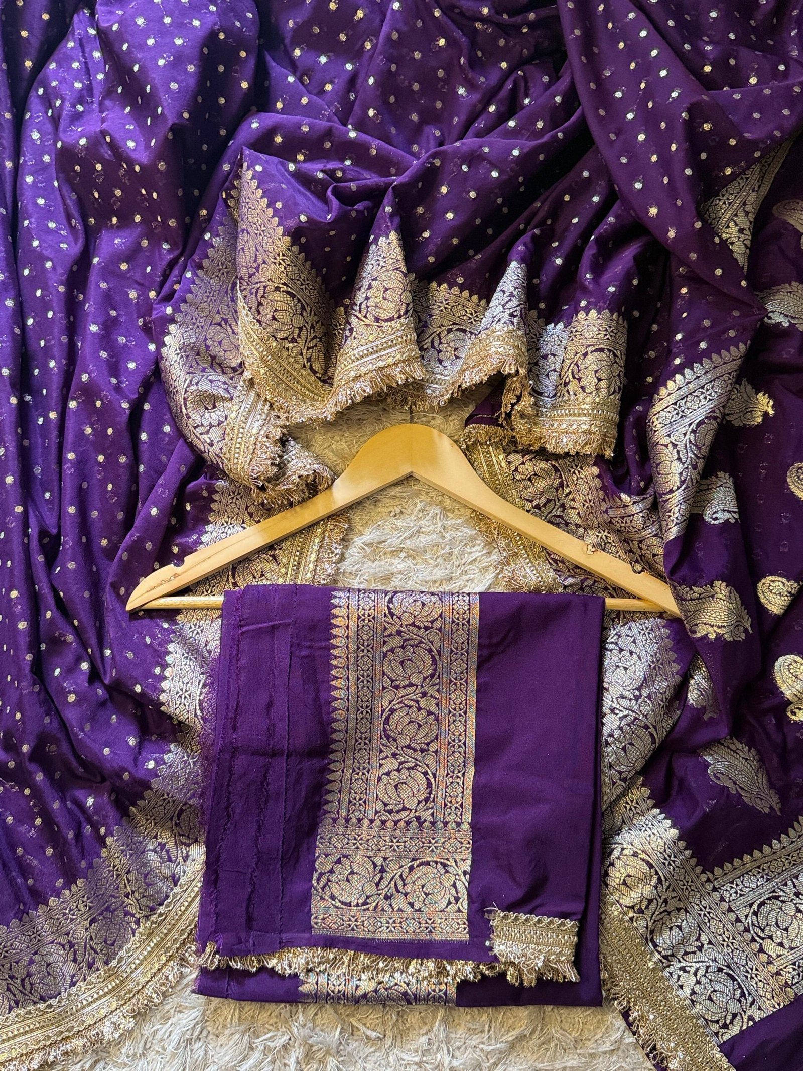 Pure banarasi silk saree - Image 2