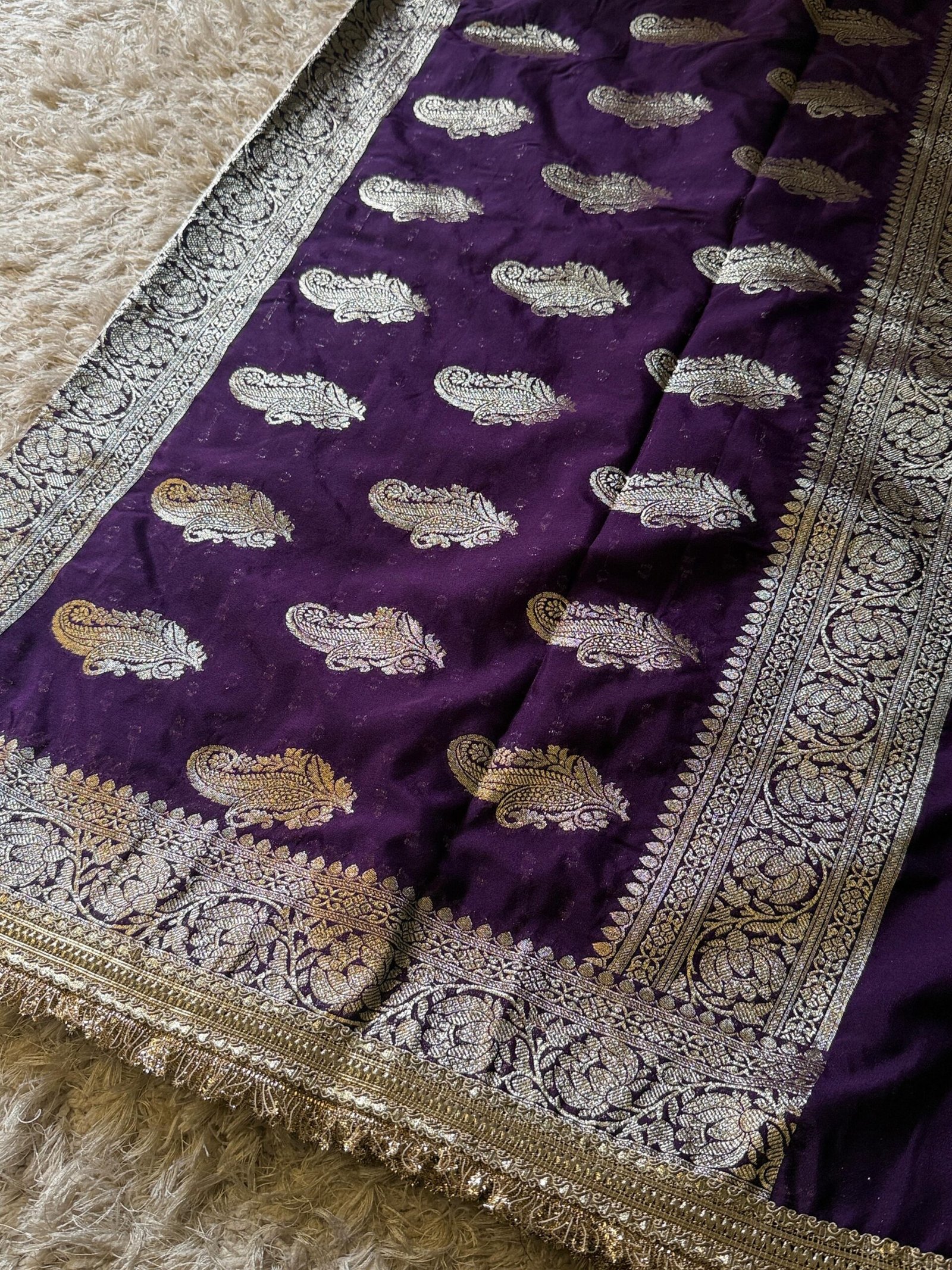 Pure banarasi silk saree - Image 7