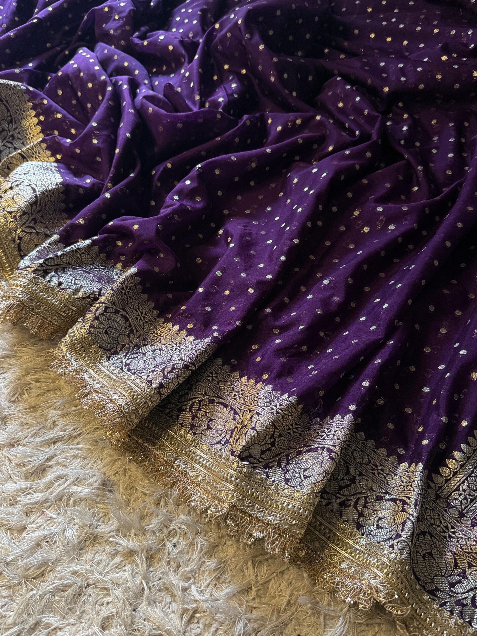 Pure banarasi silk saree - Image 3