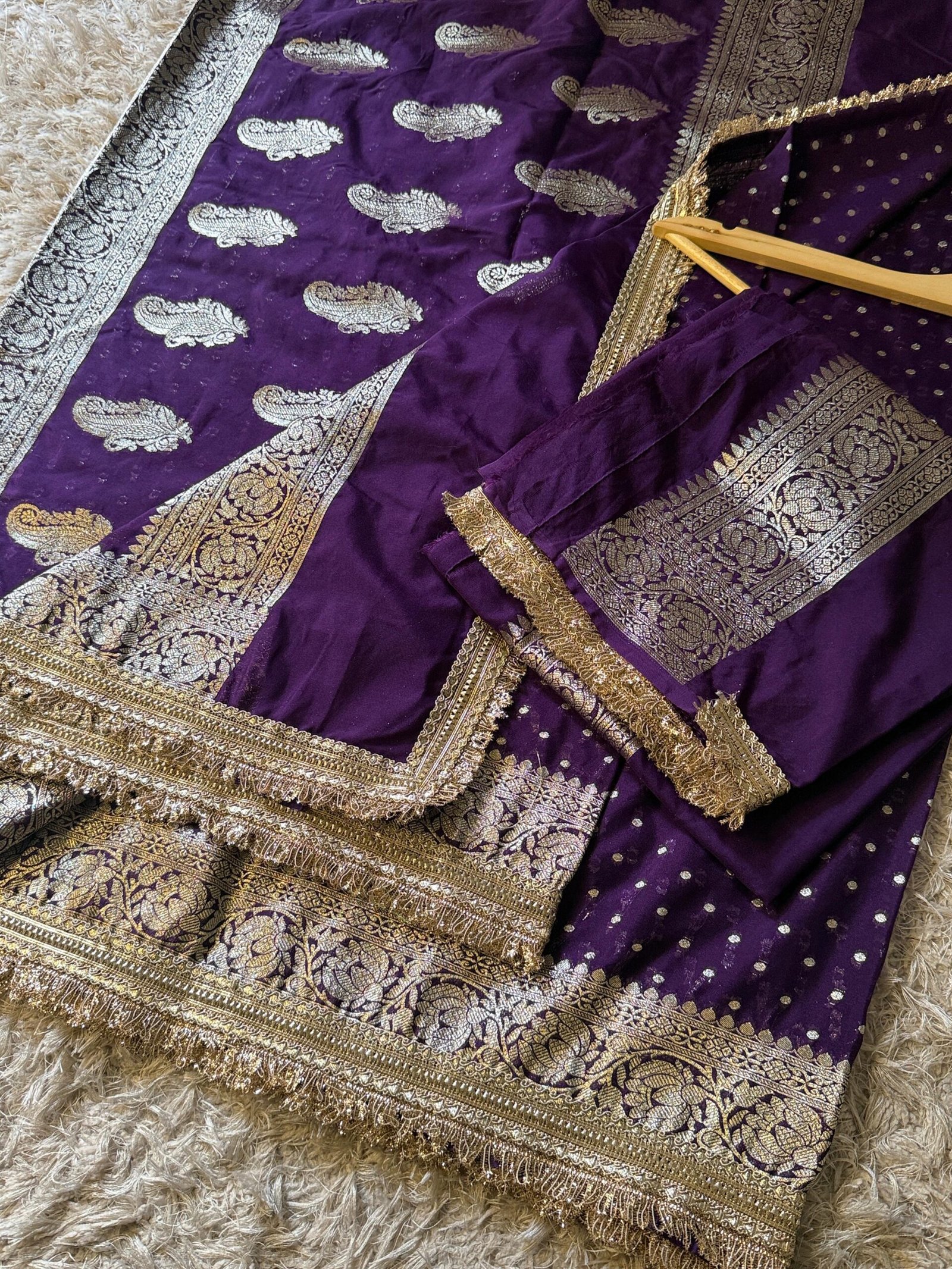 Pure banarasi silk saree - Image 12