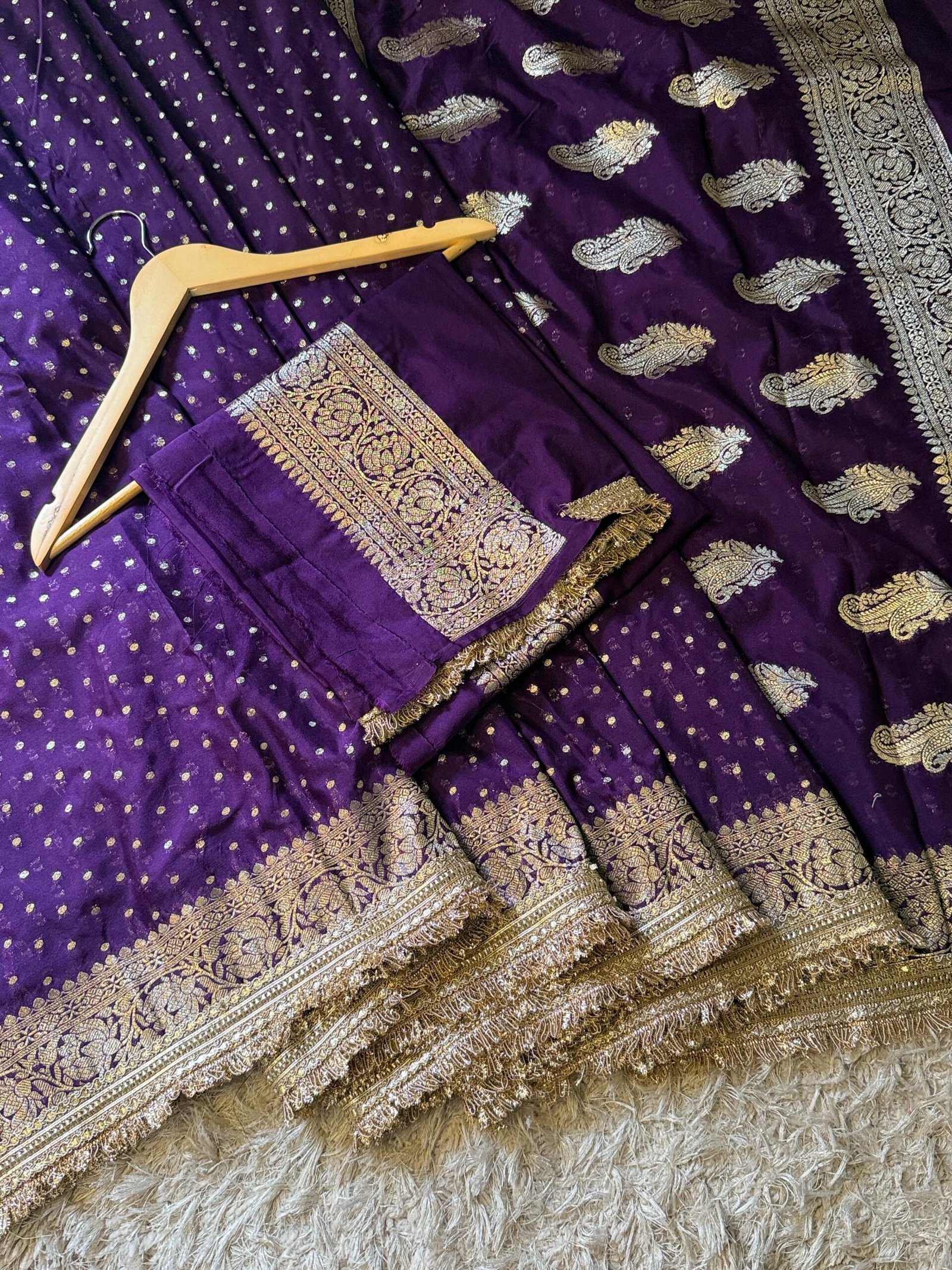 Pure banarasi silk saree - Image 5
