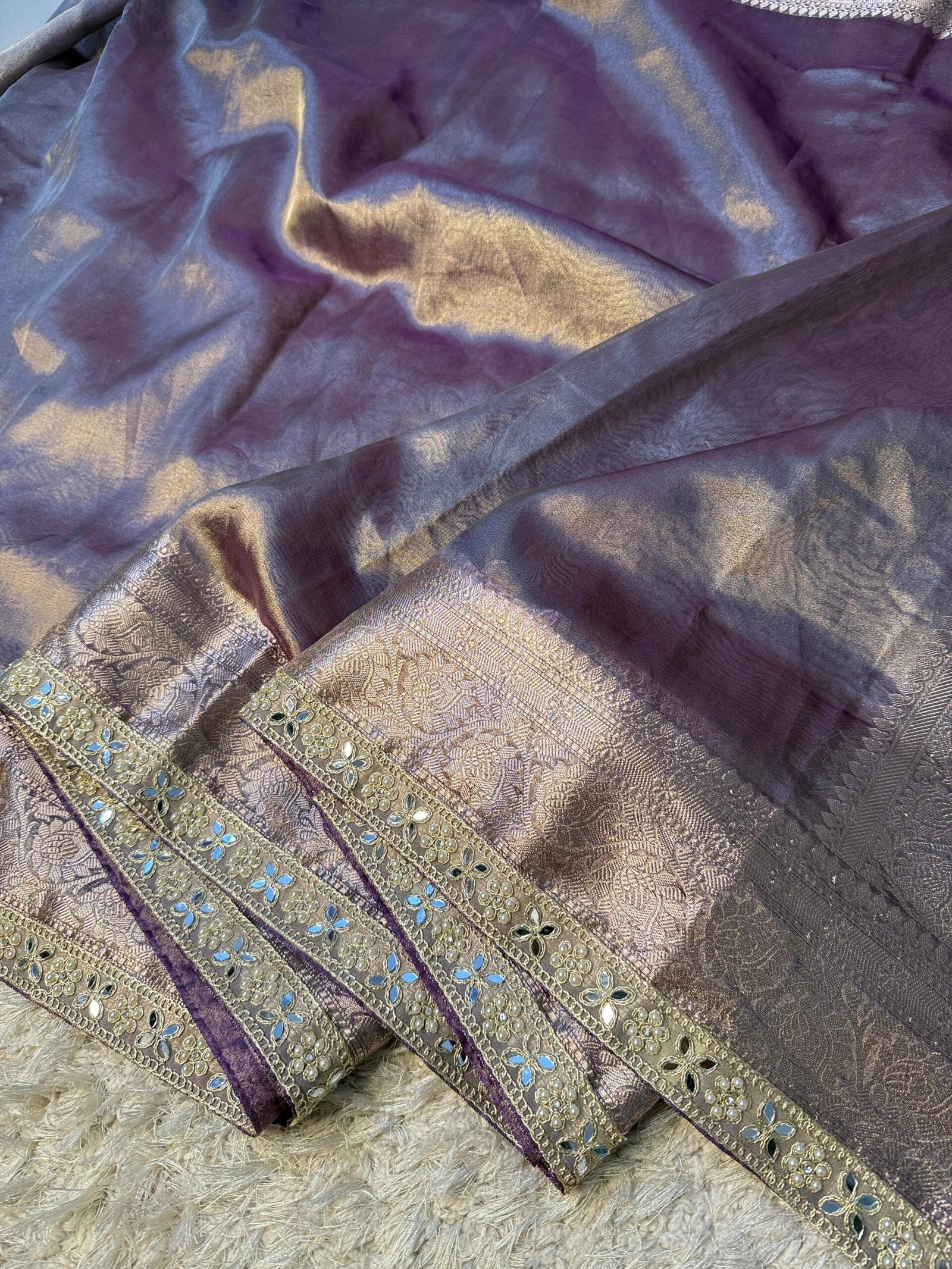 Mid night tissue silk