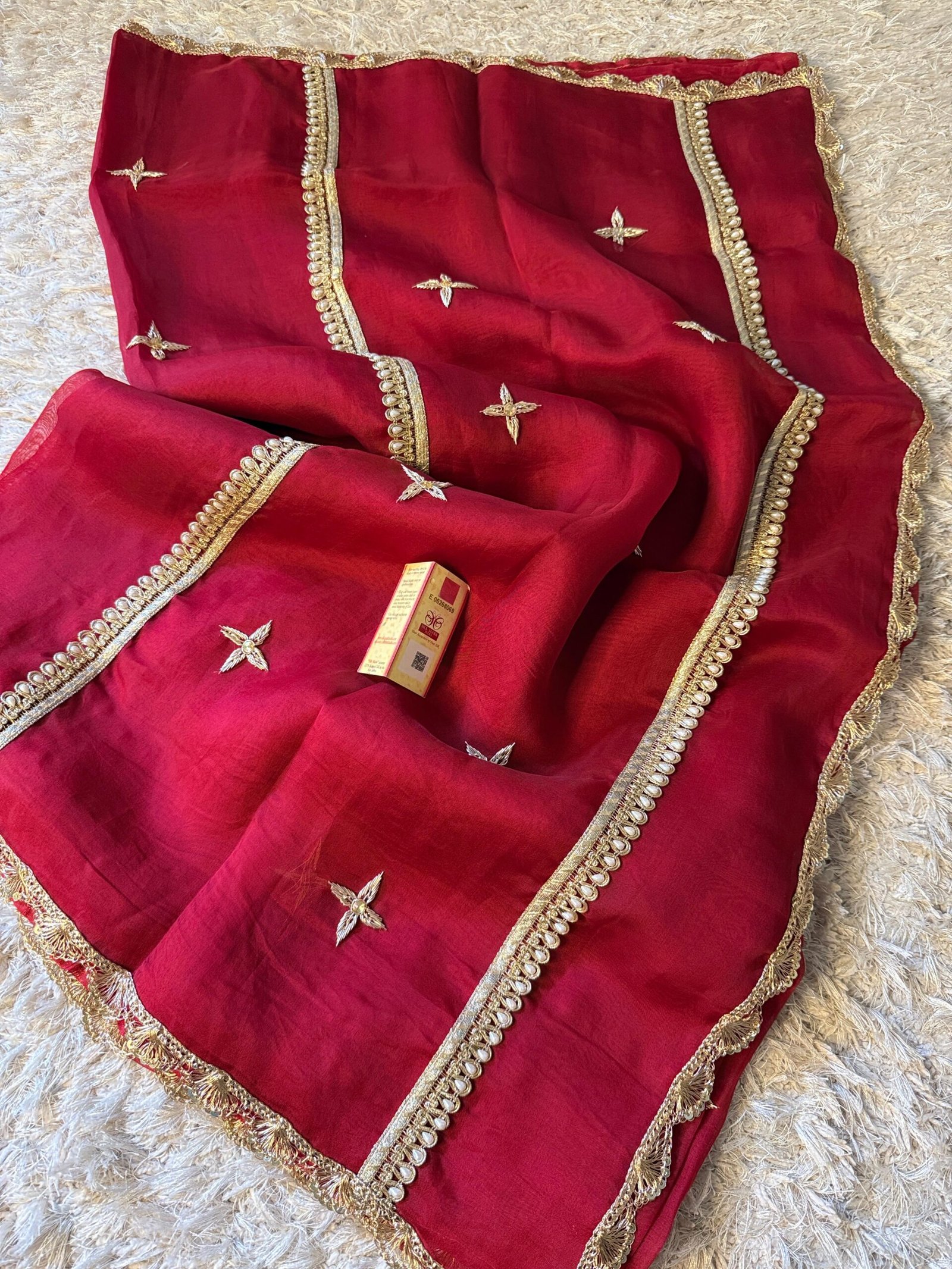 Pure silk saree - Image 4