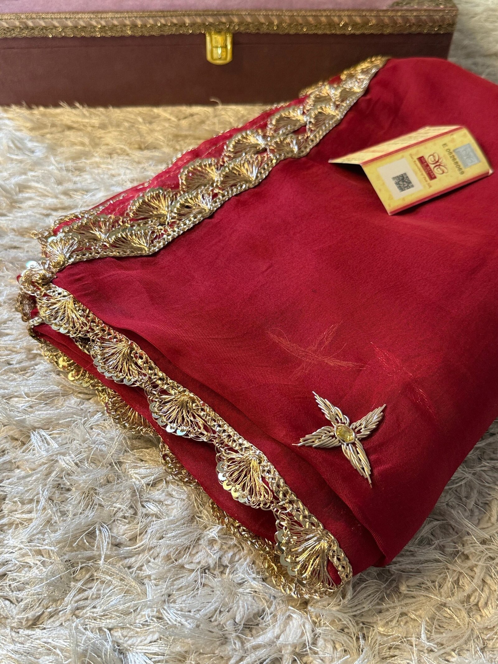 Pure silk saree - Image 14