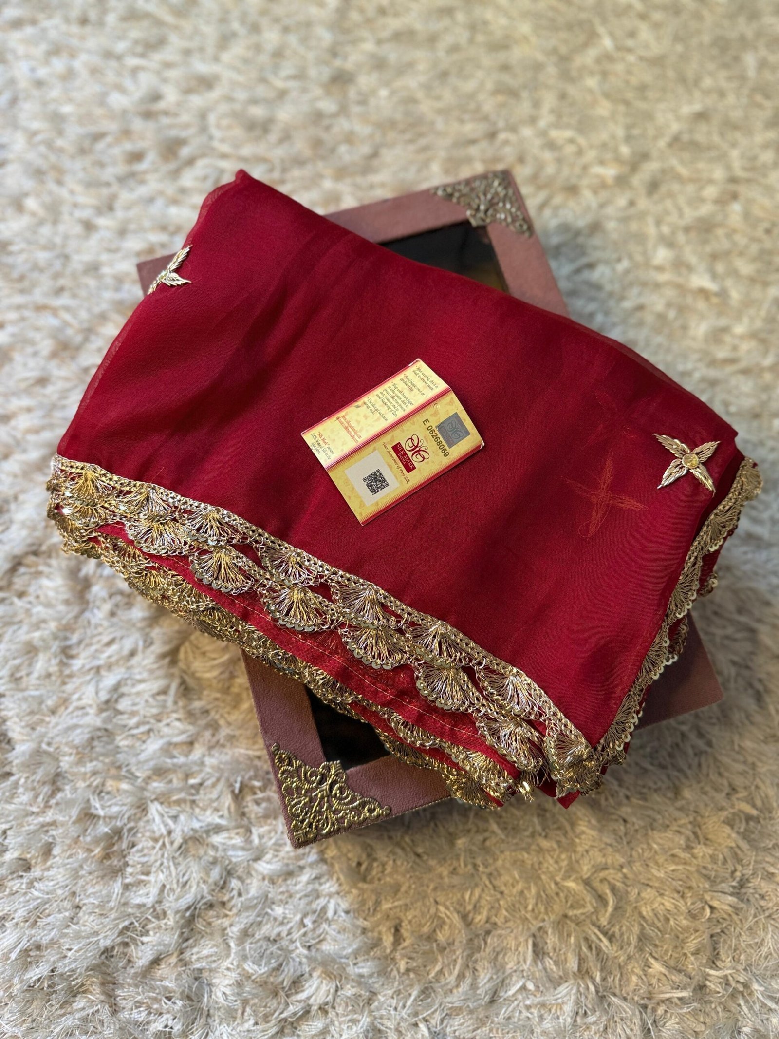 Pure silk saree - Image 8