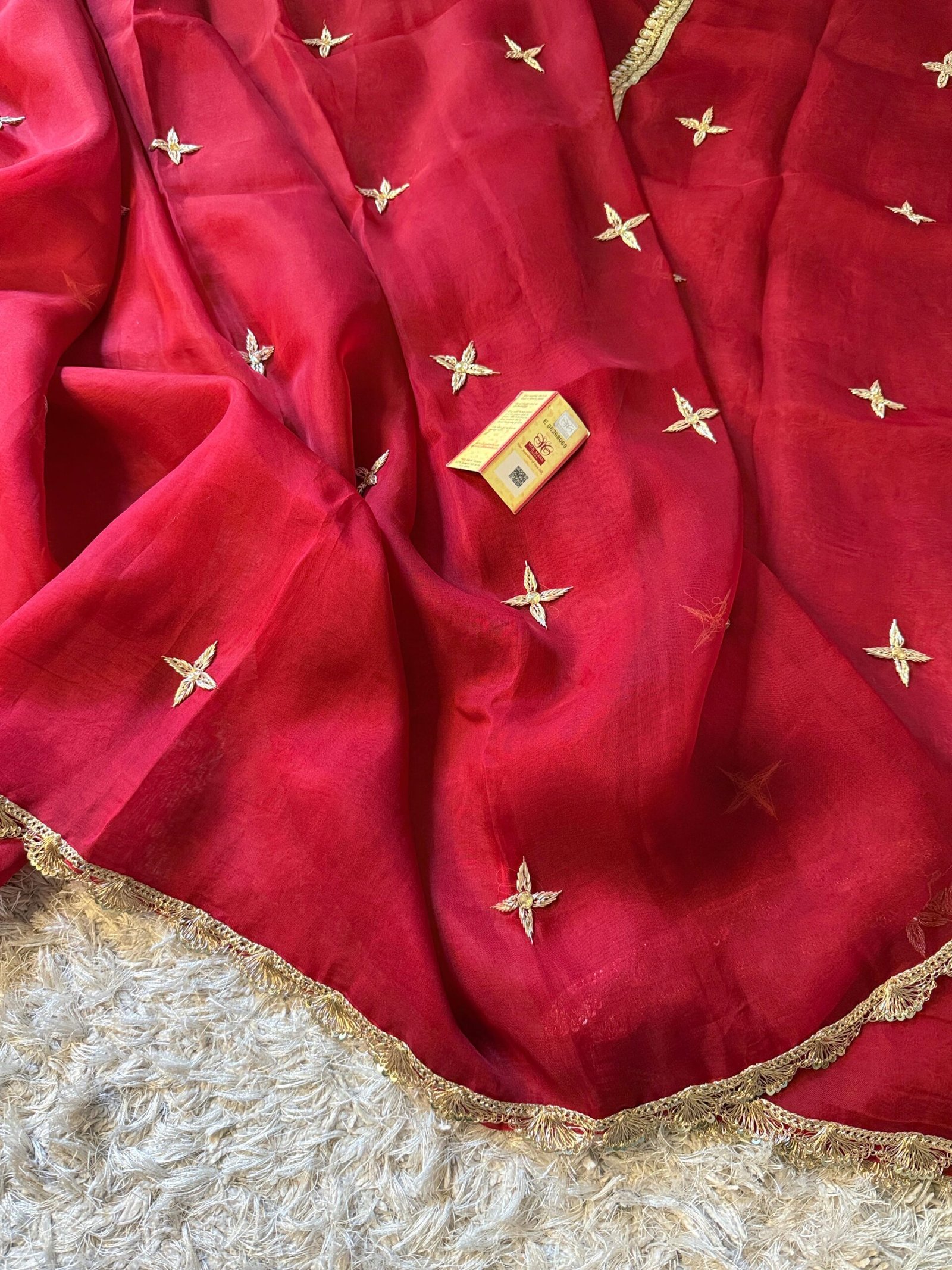 Pure silk saree - Image 11