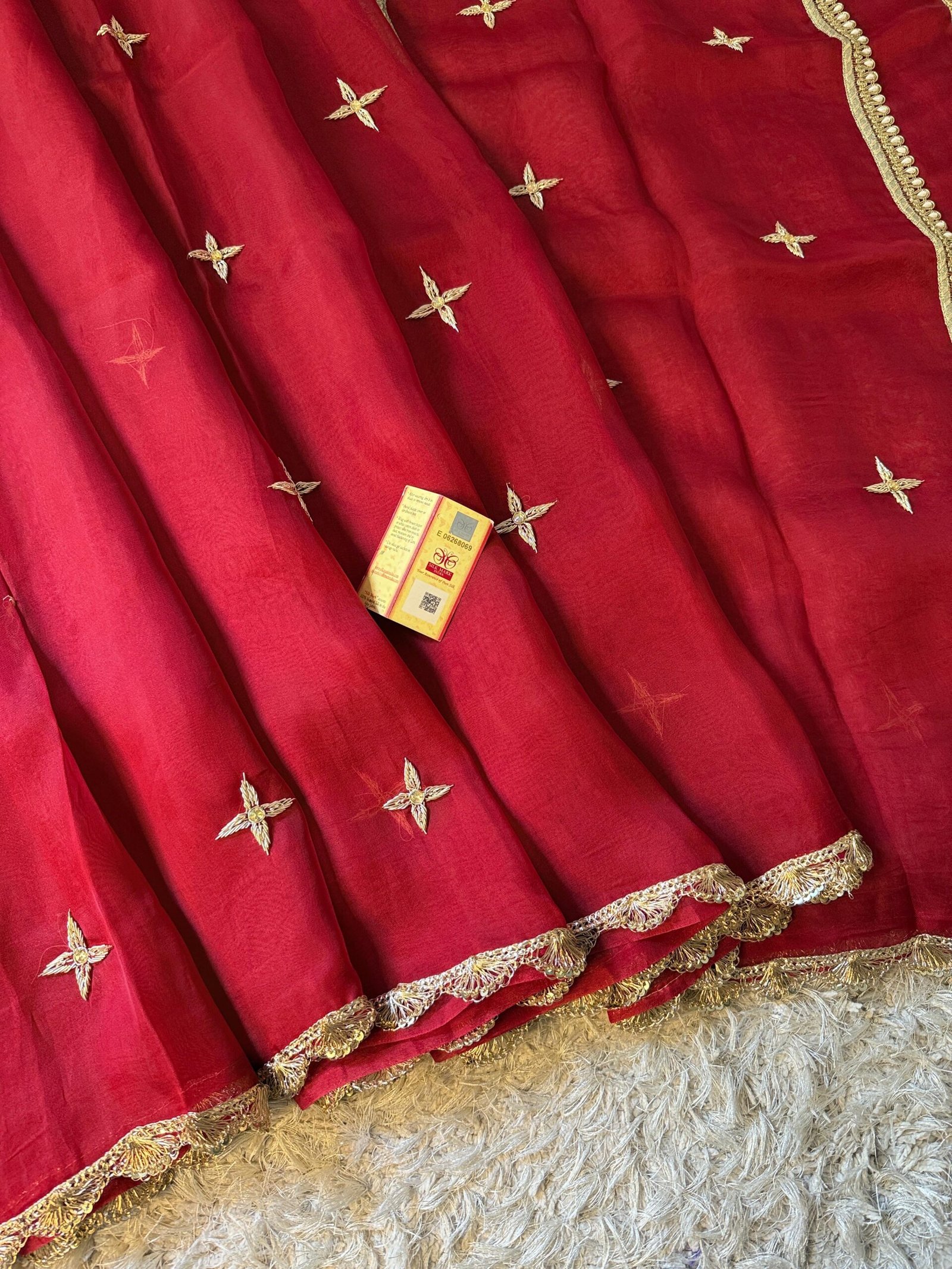 Pure silk saree - Image 13