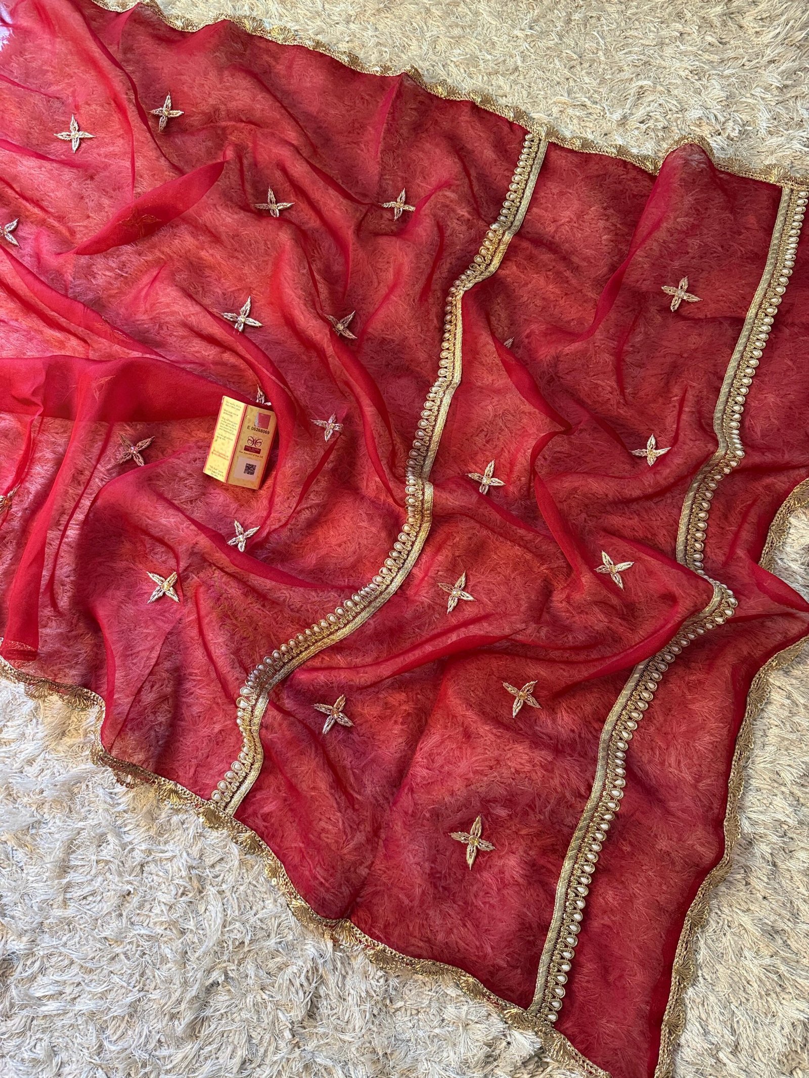 Pure silk saree - Image 6