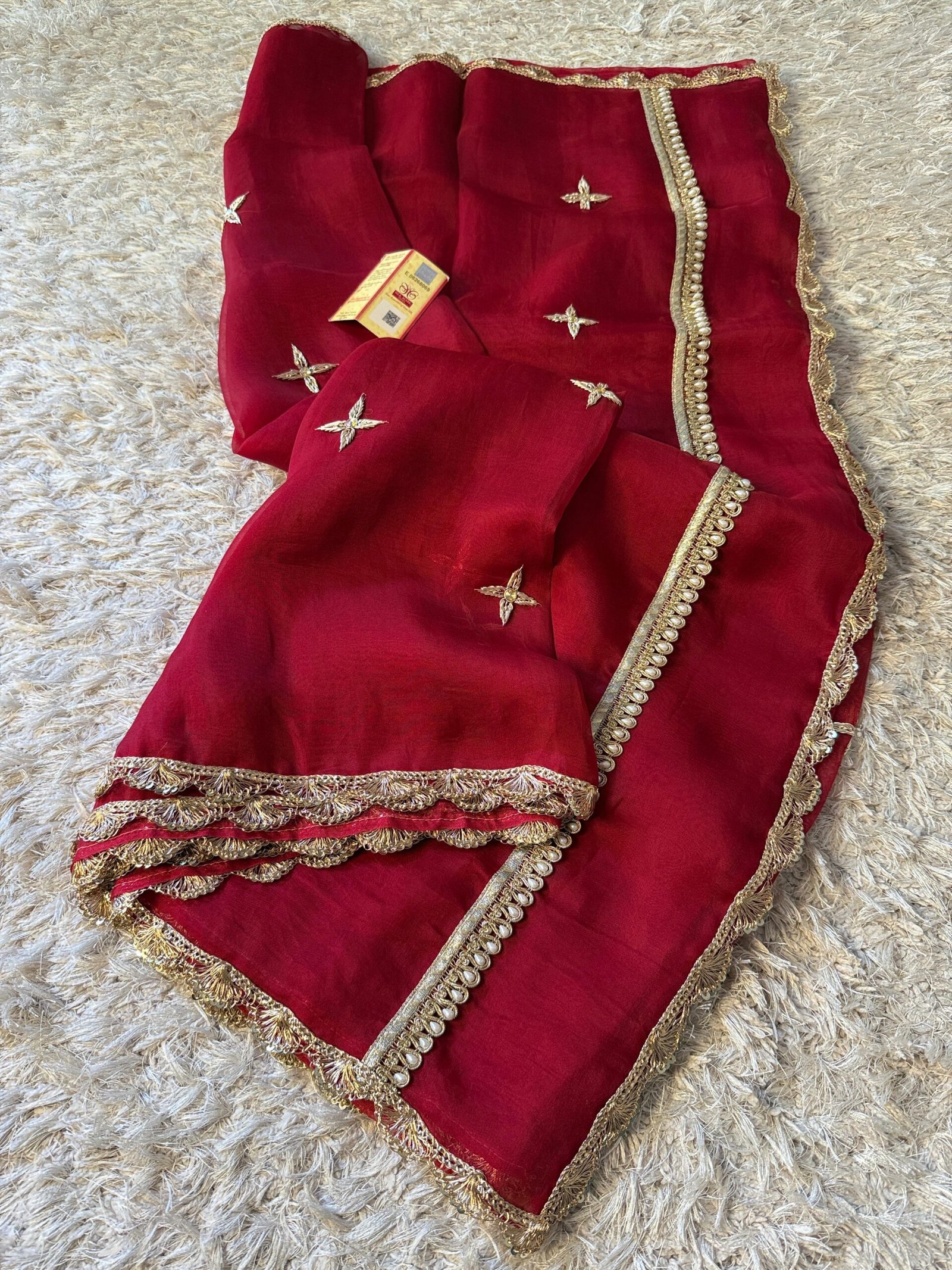 Pure silk saree - Image 9