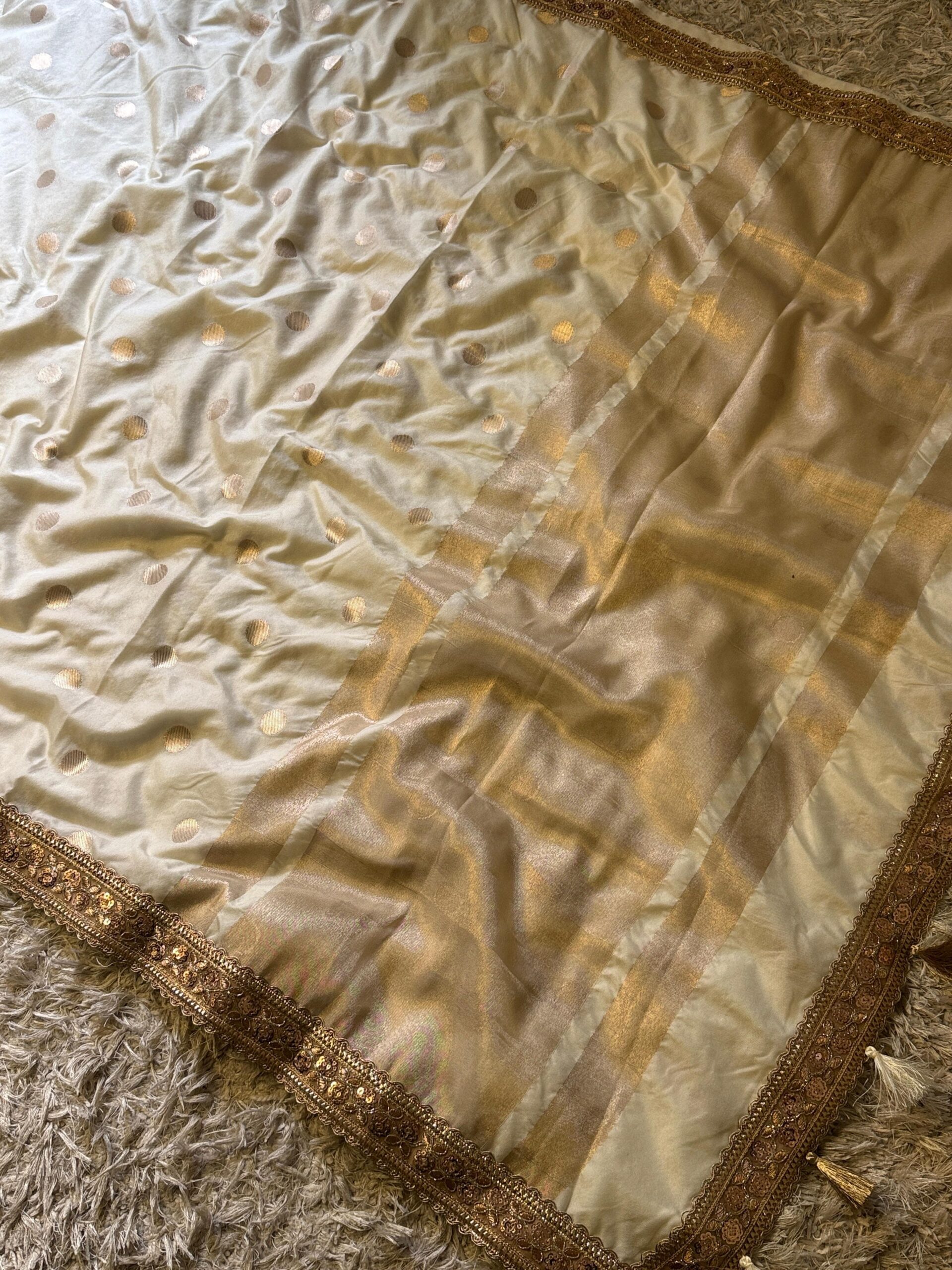 Mango silk saree