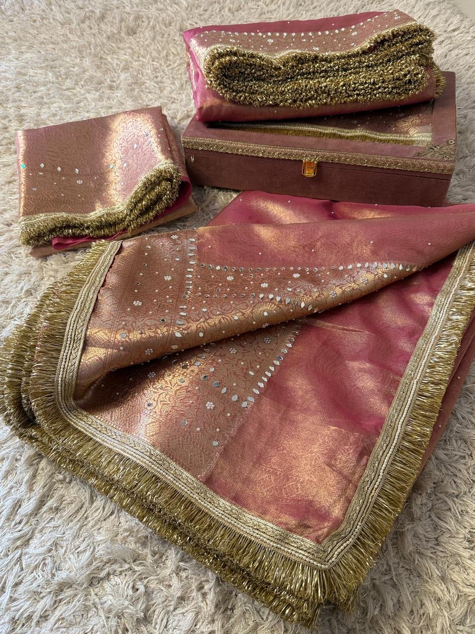 Banarasi tissue silk saree - Image 12