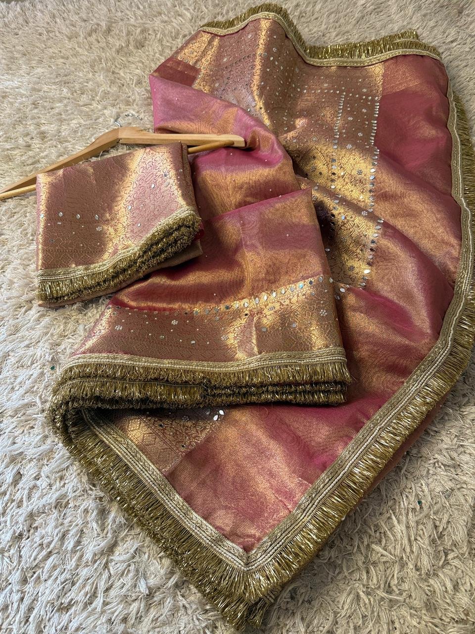 Banarasi tissue silk saree - Image 8