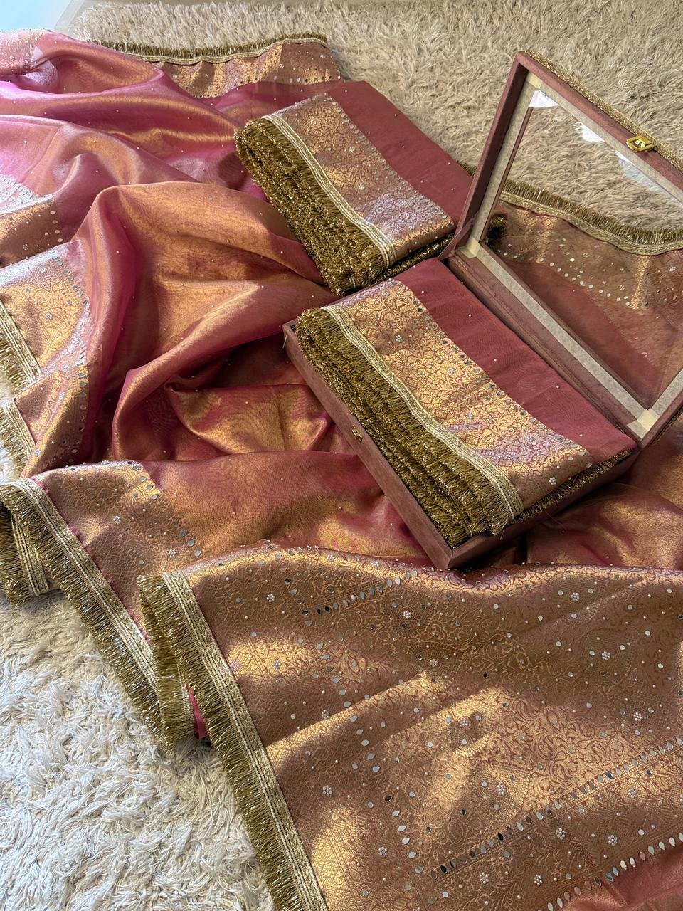 Banarasi tissue silk saree - Image 7