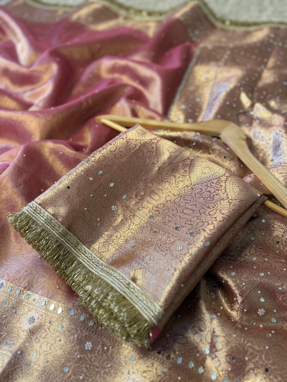 Banarasi tissue silk saree - Image 6